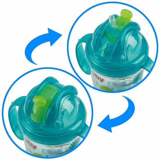 Nuby 360 Flip N' Sip Weighted Straw Cup - Kid's Stuff Superstore