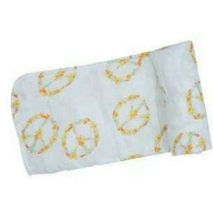 Angel Dear Bamboo Swaddle - Peace - Kid's Stuff Superstore