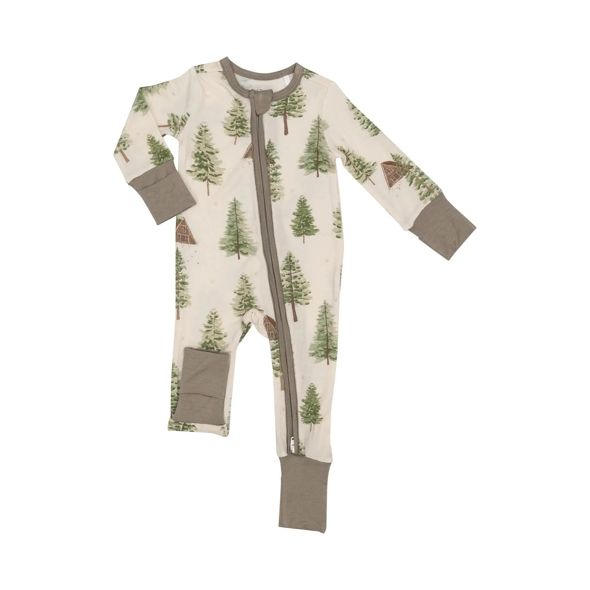 Angel Dear Bamboo Romper - Cabin and Trees - Kid's Stuff Superstore