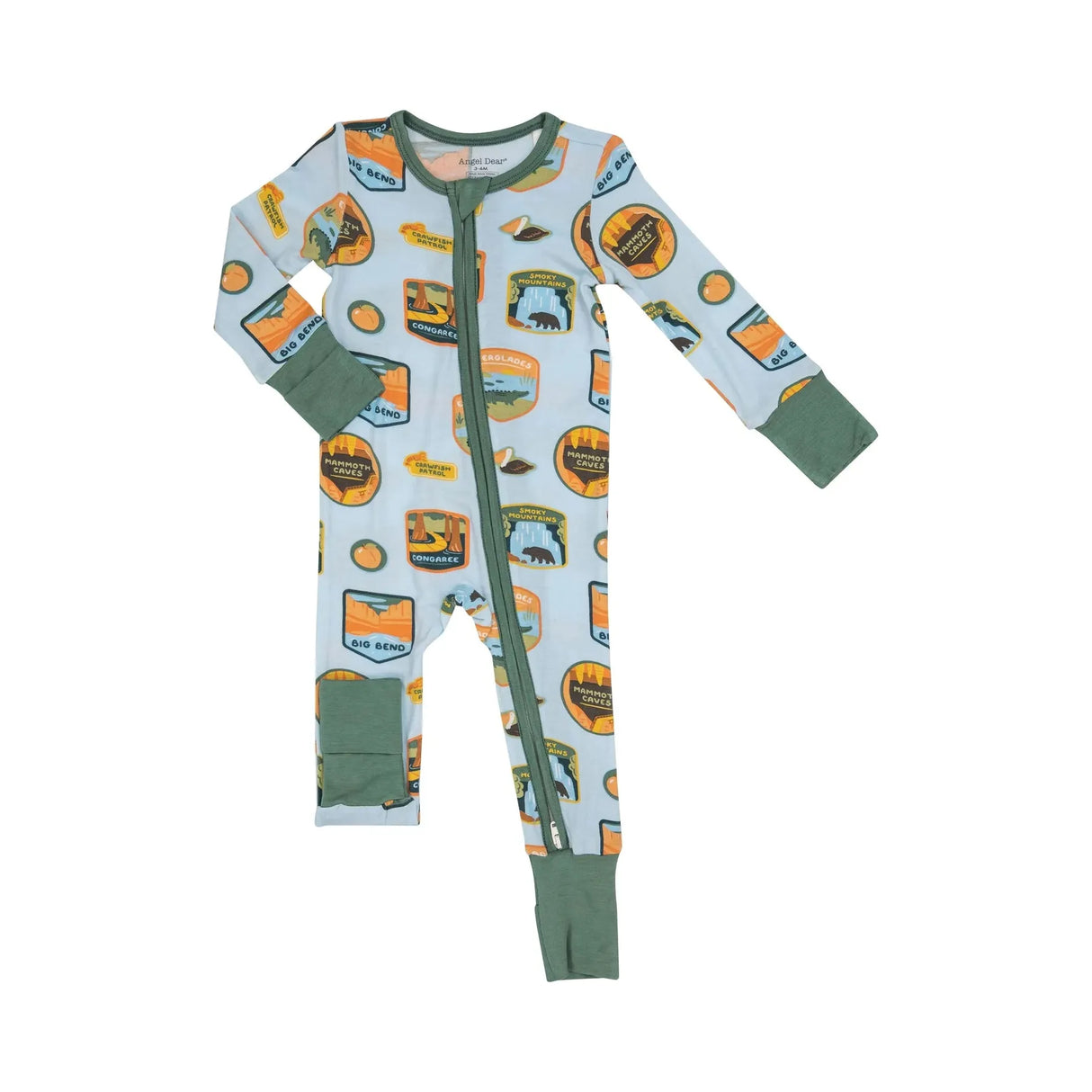 Angel Dear Bamboo Romper - National Parks Patches Southeast - Kid's Stuff Superstore