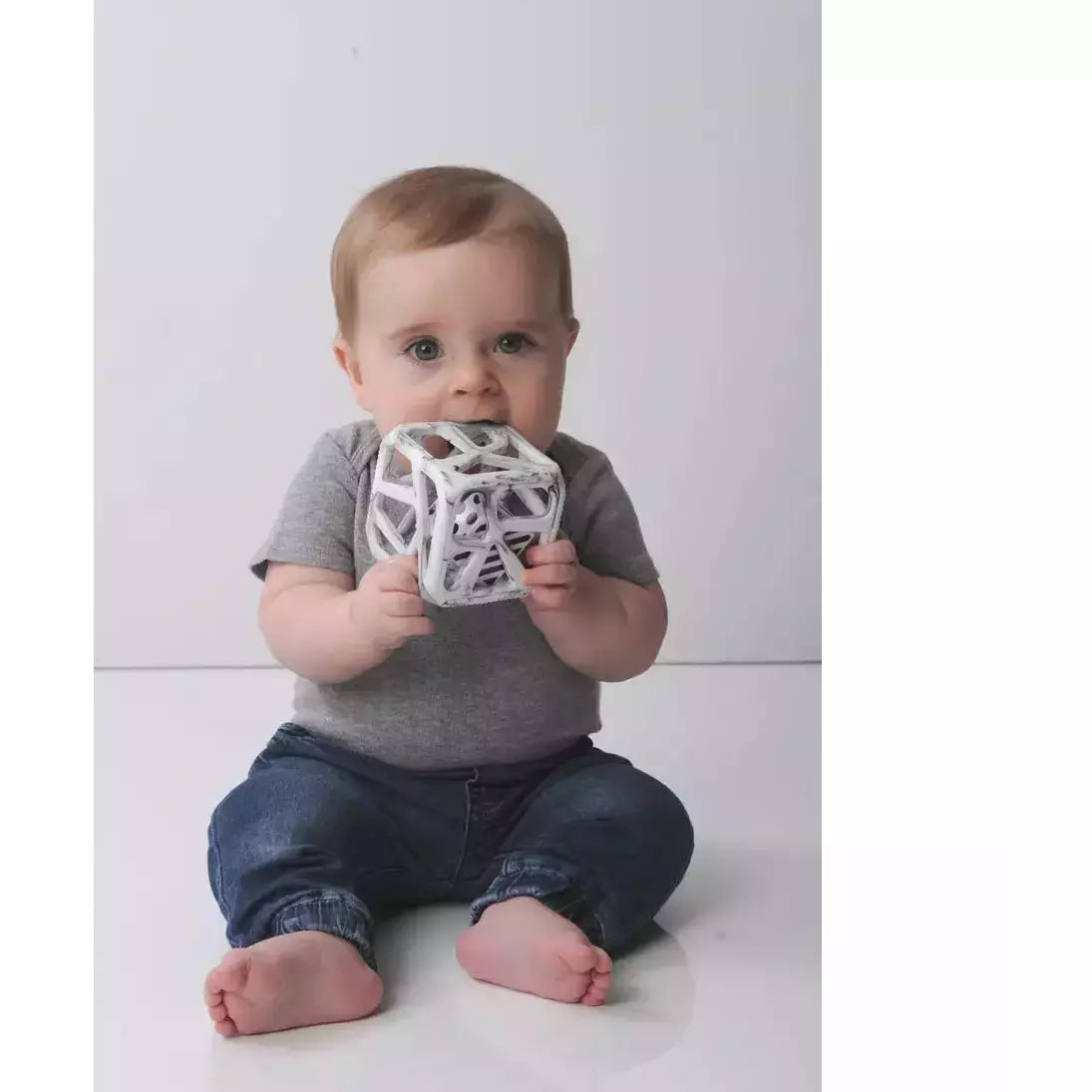 Malarkey Kids Chew Cube - Marble Grey - Kid's Stuff Superstore