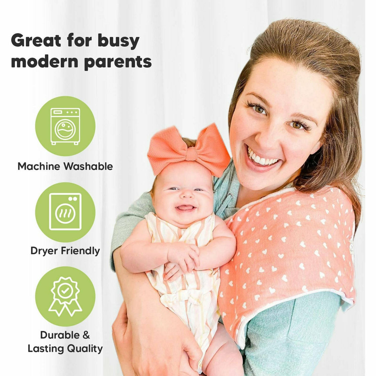 Organic Soft Burp Cloths - Kid's Stuff Superstore