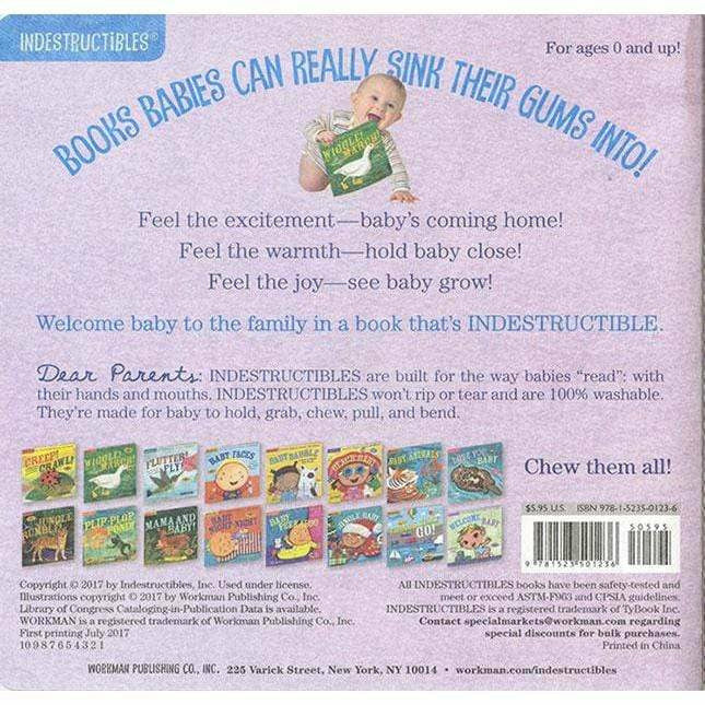 Indestructible Book, WELCOME BABY - Kid's Stuff Superstore