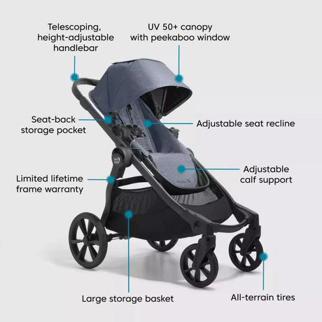 Baby Jogger City Select 2 Stroller - Radiant Slate - Kid's Stuff Superstore