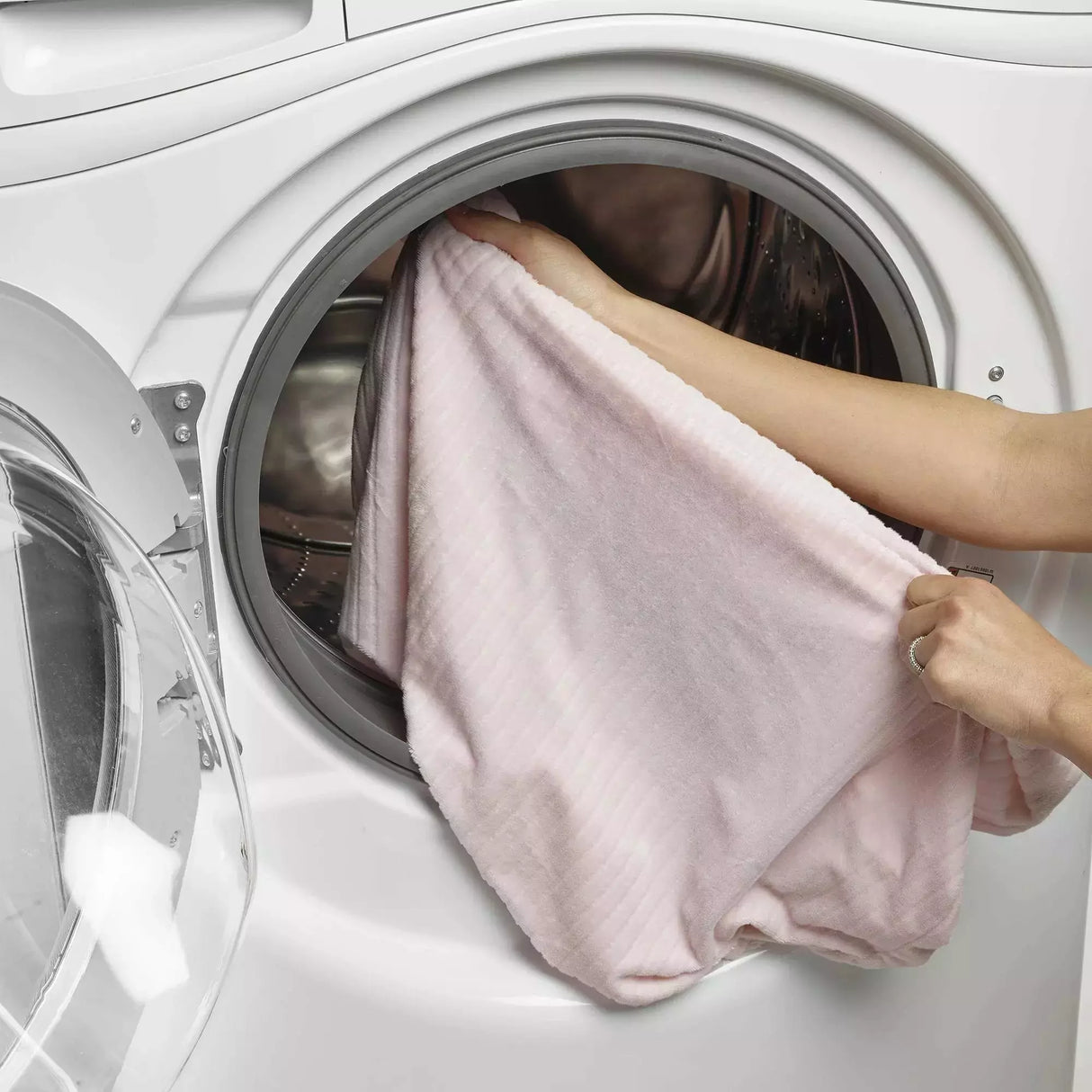 Boppy Changing Pad Cover - Pink Ribbed Minky - Kid's Stuff Superstore