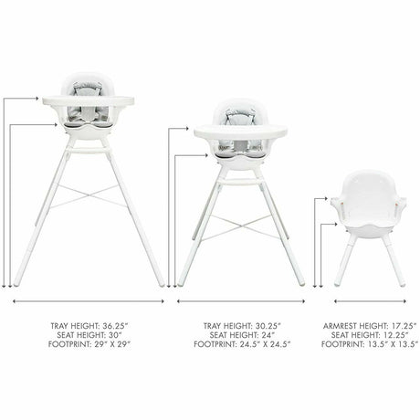boon GRUB High Chair- White - Kid's Stuff Superstore