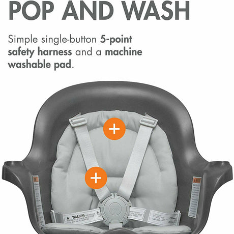 boon GRUB High Chair- Charcoal - Kid's Stuff Superstore