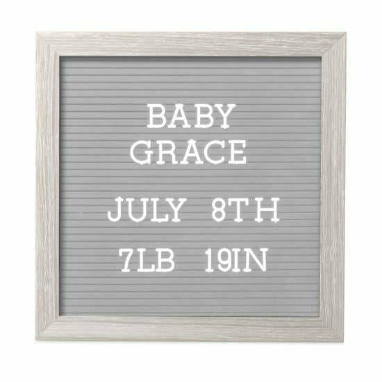 Letterboard Set - Gray - Kid's Stuff Superstore