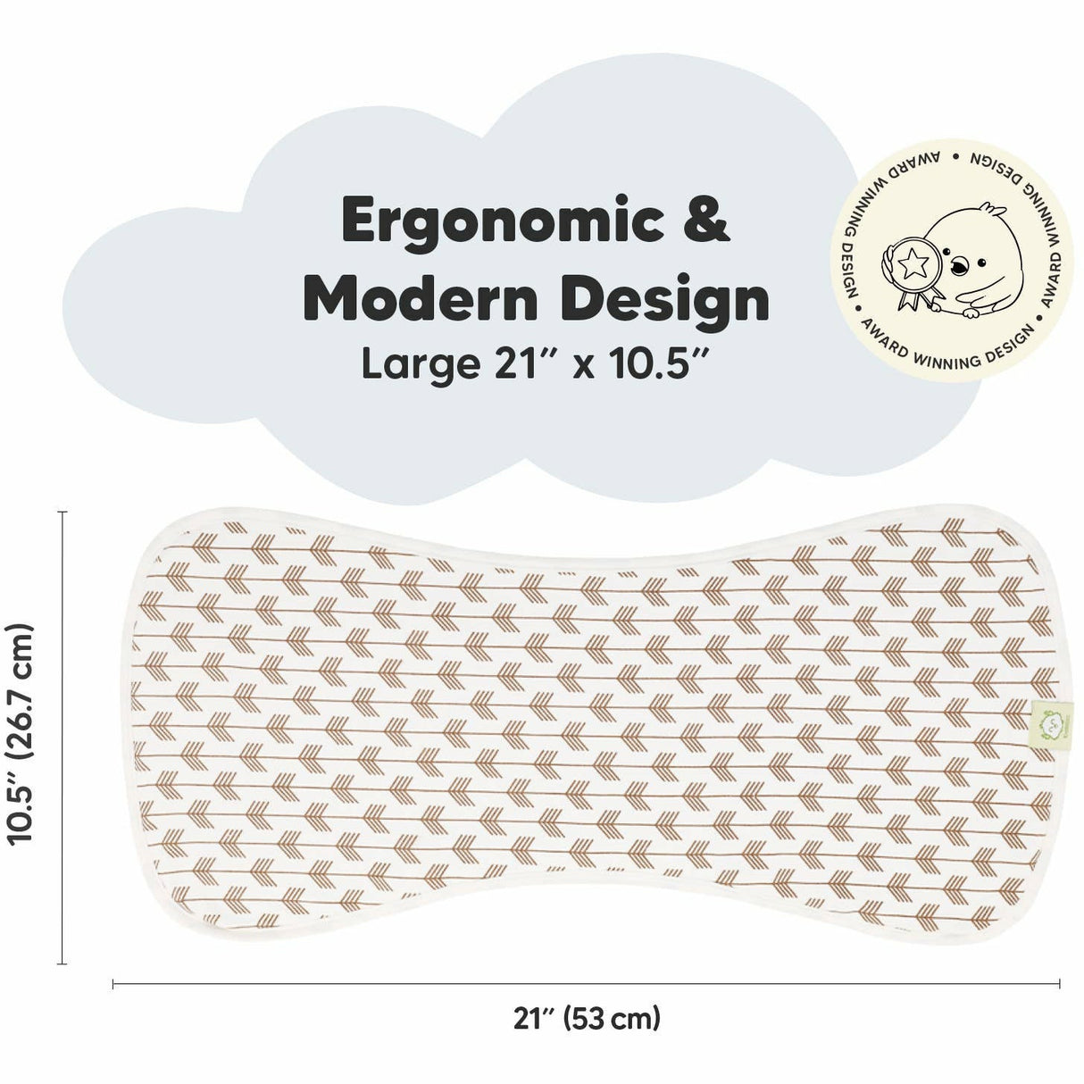 Organic Soft Burp Cloths - Kid's Stuff Superstore