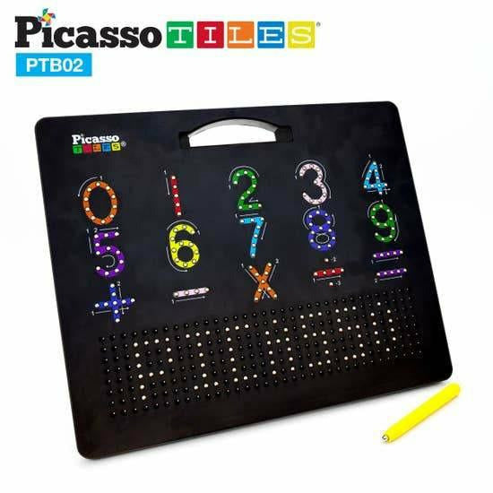 PicassoTiles Double Sided 12"x10" Magnetic Drawing Board - Kid's Stuff Superstore