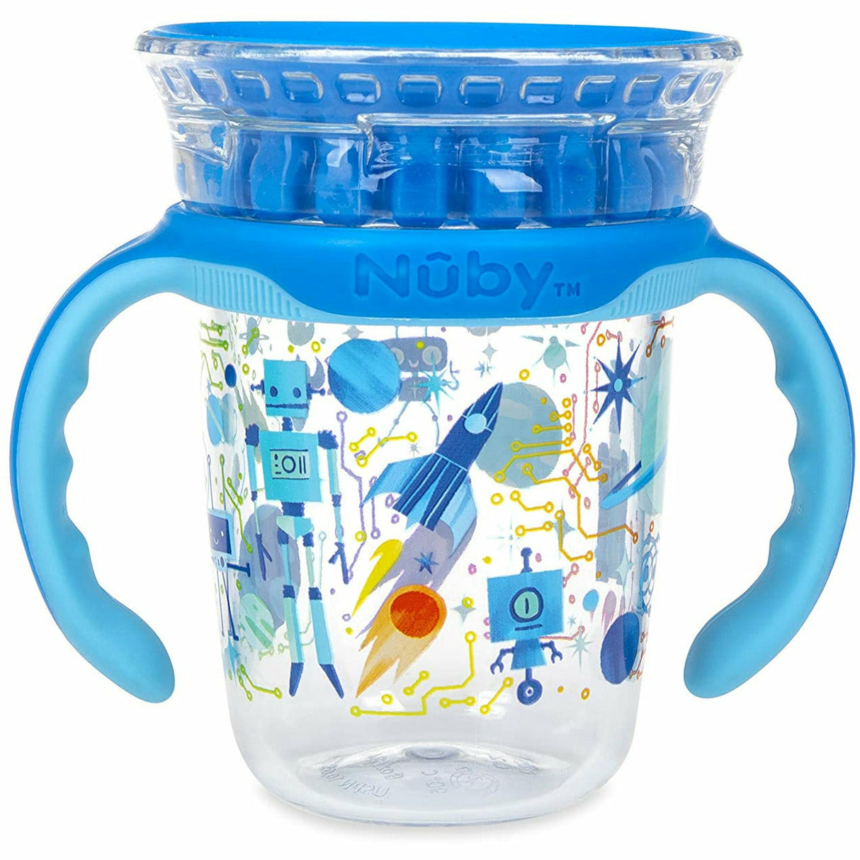 Nuby 360 Edge 2 Stage Drinking Rim Cup - 8 Oz - Kid's Stuff Superstore