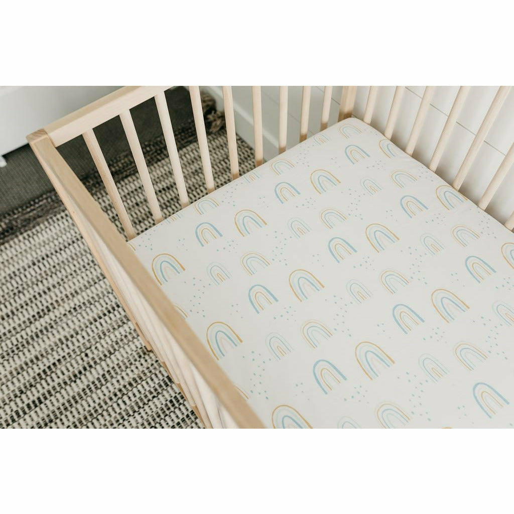 Copper Pearl Fitted Crib Sheet - Skye - Kid's Stuff Superstore