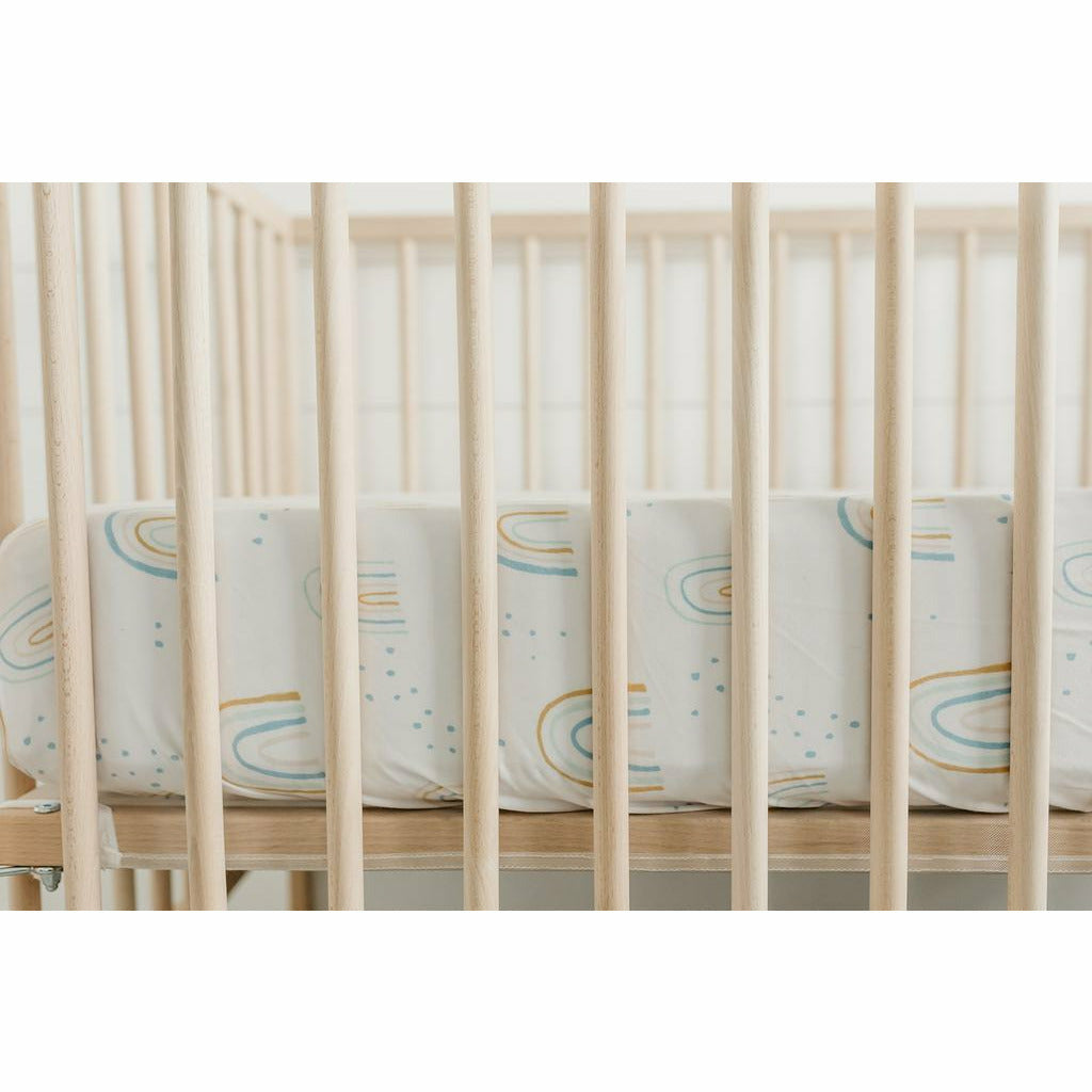 Copper Pearl Fitted Crib Sheet - Skye - Kid's Stuff Superstore