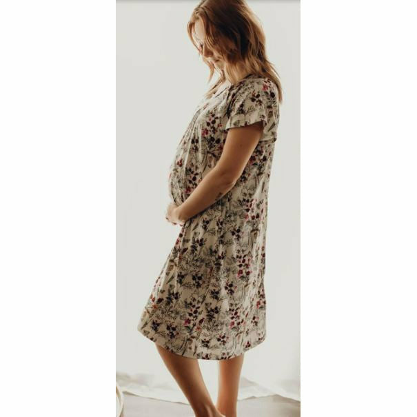 Three Little Tots Delivery/Nursing Gown, Floral - Kid's Stuff Superstore
