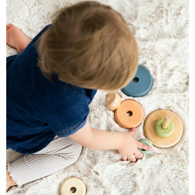 Pearhead Wooden Stacking Toy - Kid's Stuff Superstore