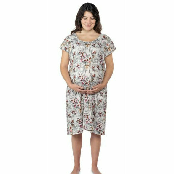 Three Little Tots Delivery/Nursing Gown, Floral - Kid's Stuff Superstore