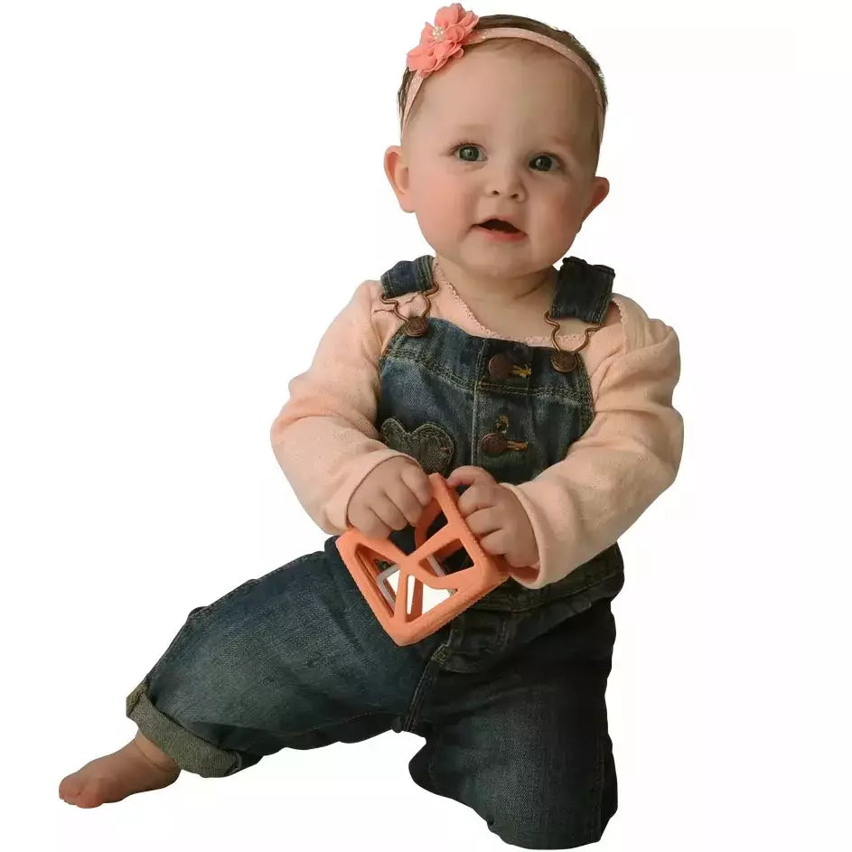 Malarkey Kids Chew Cube - Peachy Pink - Kid's Stuff Superstore