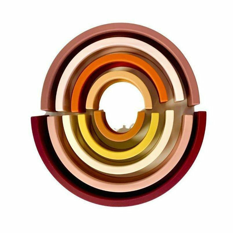 Silicone Rainbow Stacker - Natural - Kid's Stuff Superstore