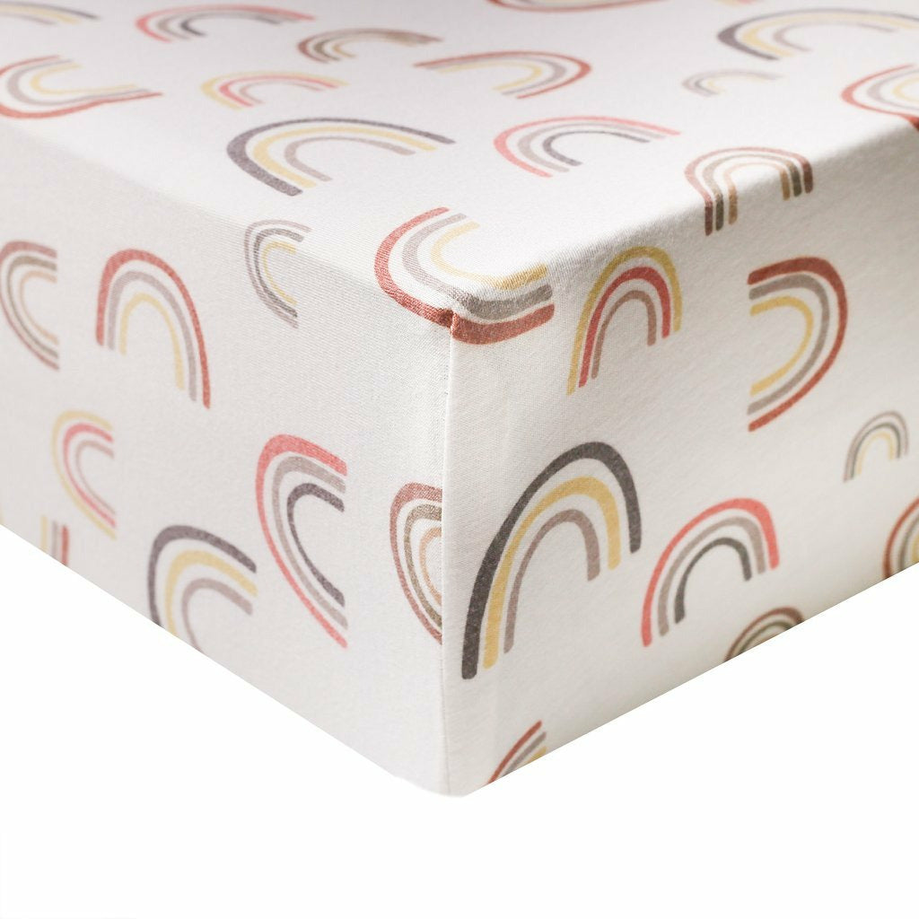 Copper Pearl Fitted Crib Sheet - Kona - Kid's Stuff Superstore