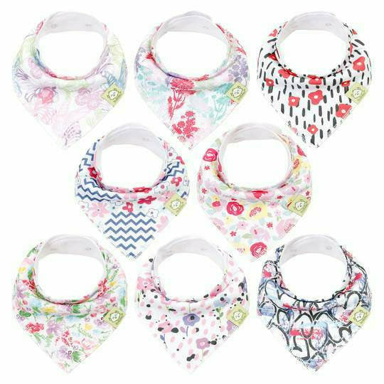 8-Pack Bandana Bibs- Bliss - Kid's Stuff Superstore