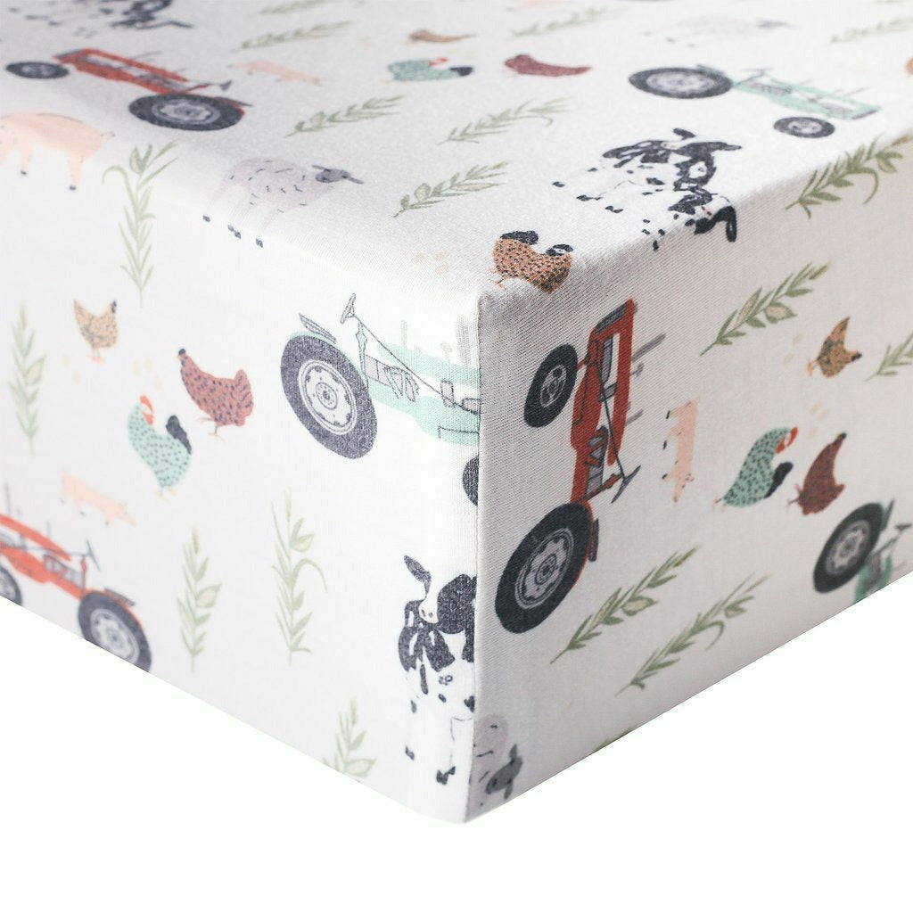 Copper Pearl Fitted Crib Sheet - Jo - Kid's Stuff Superstore