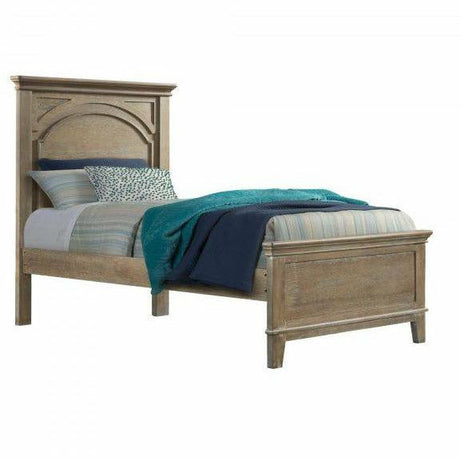 Leland Arch Top Complete Twin Bed - Sandwash - Kid's Stuff Superstore