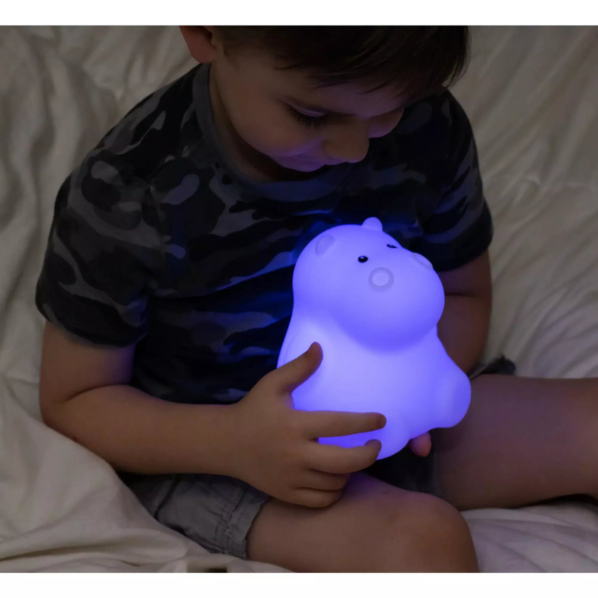 LumiPets LED Night Light with Remote Control - Hippo - Kid's Stuff Superstore
