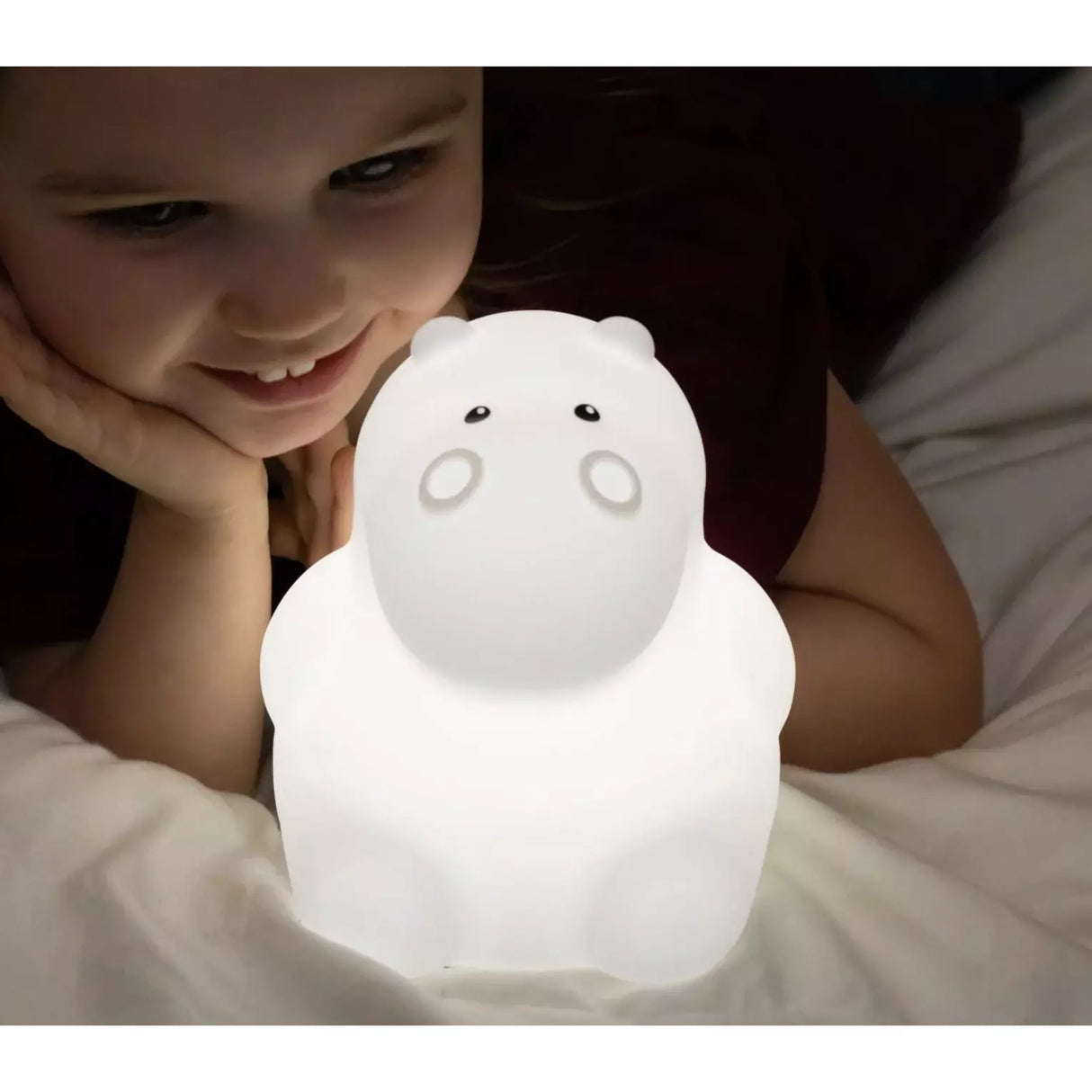 LumiPets LED Night Light with Remote Control - Hippo - Kid's Stuff Superstore