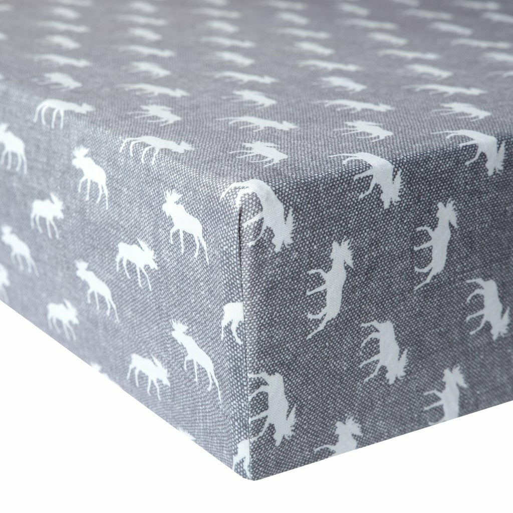 Copper Pearl Fitted Crib Sheet - Scout - Kid's Stuff Superstore