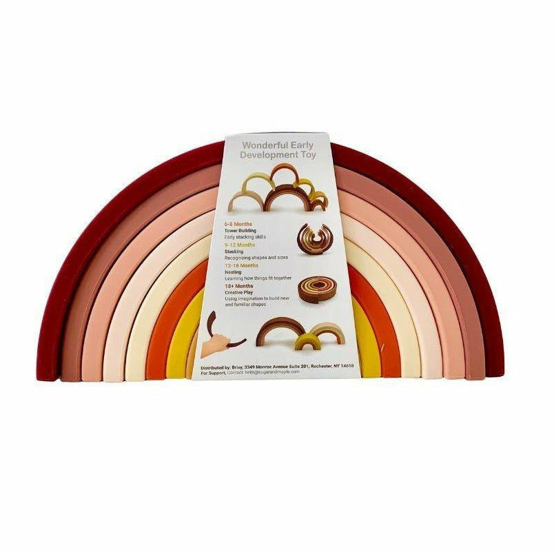 Silicone Rainbow Stacker - Natural - Kid's Stuff Superstore