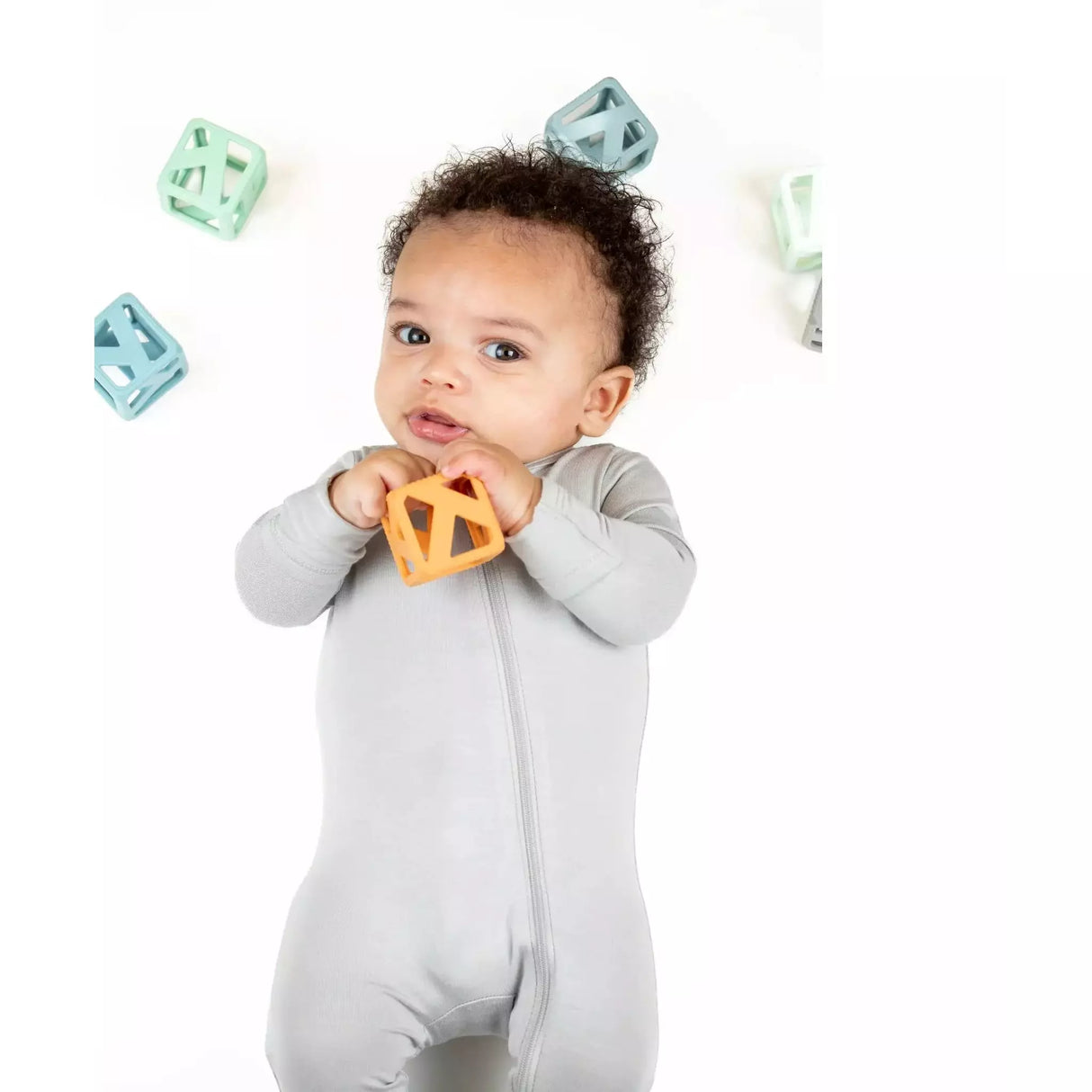 Malarkey Kids Stack N Chew Mini Cubes - Earthy - Kid's Stuff Superstore