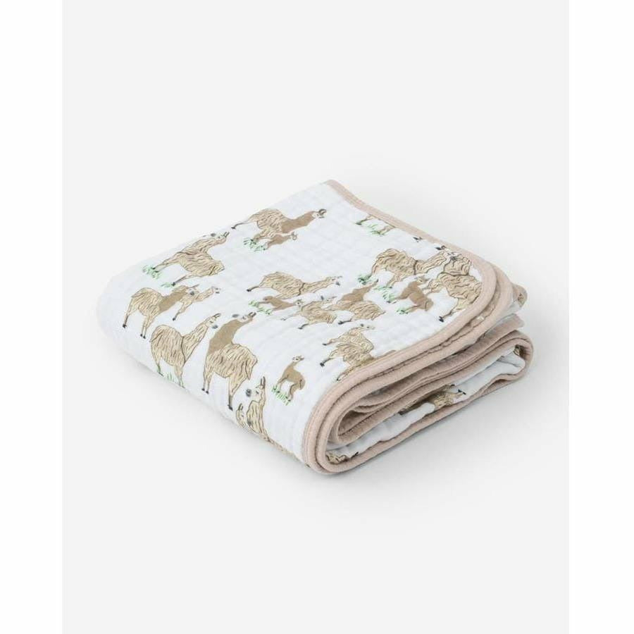 Little Unicorn Muslin Quilt - Llama Llama - Kid's Stuff Superstore
