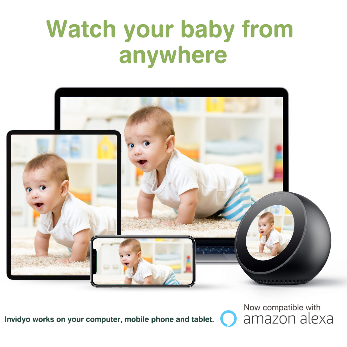 Invidyo Smartest Video Monitor+ Bundle - Kid's Stuff Superstore