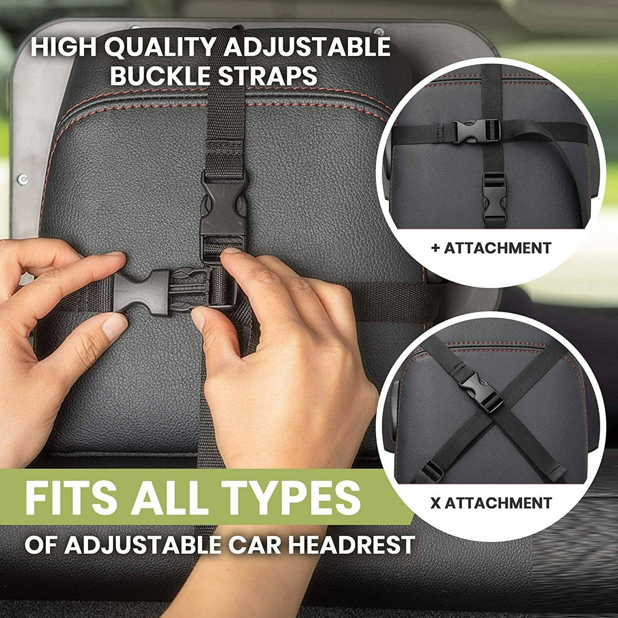 Baby Car Seat Mirror - Large Matte Black - Kid's Stuff Superstore