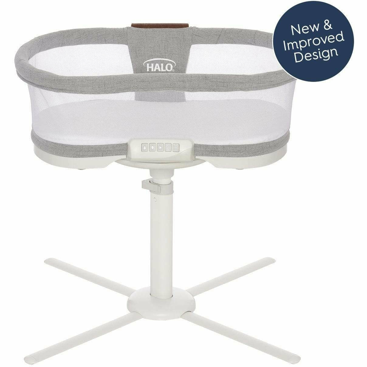 HALO BassiNest Luxe - Dove Gray Tweed - Kid's Stuff Superstore