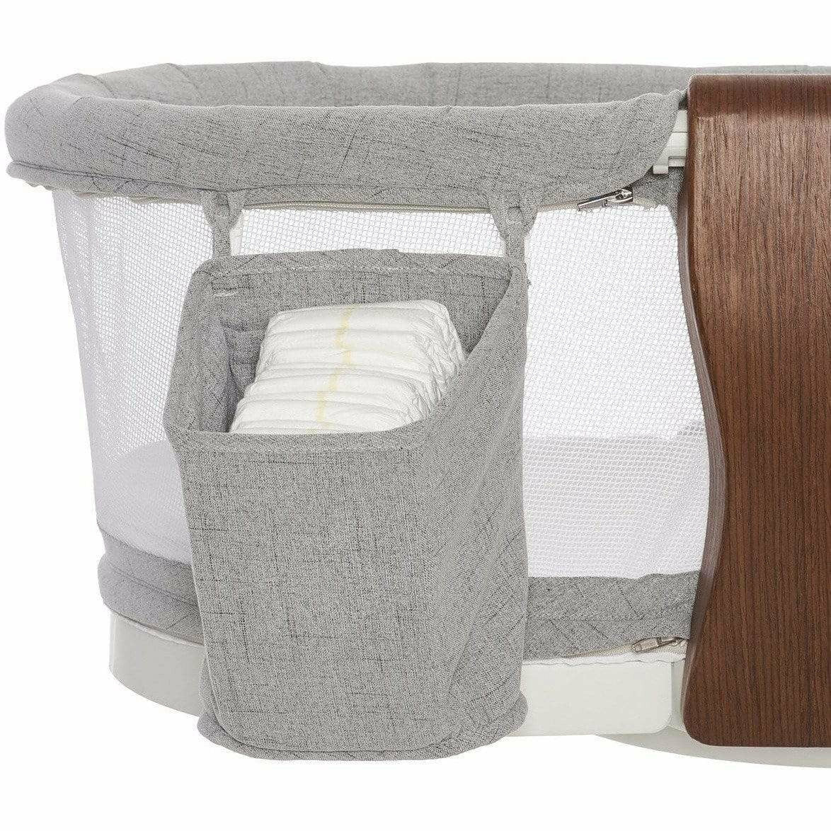 HALO BassiNest Luxe - Dove Gray Tweed - Kid's Stuff Superstore