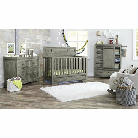 Foundry 6 Drawer Dresser - Brushed Pewter - Kid's Stuff Superstore