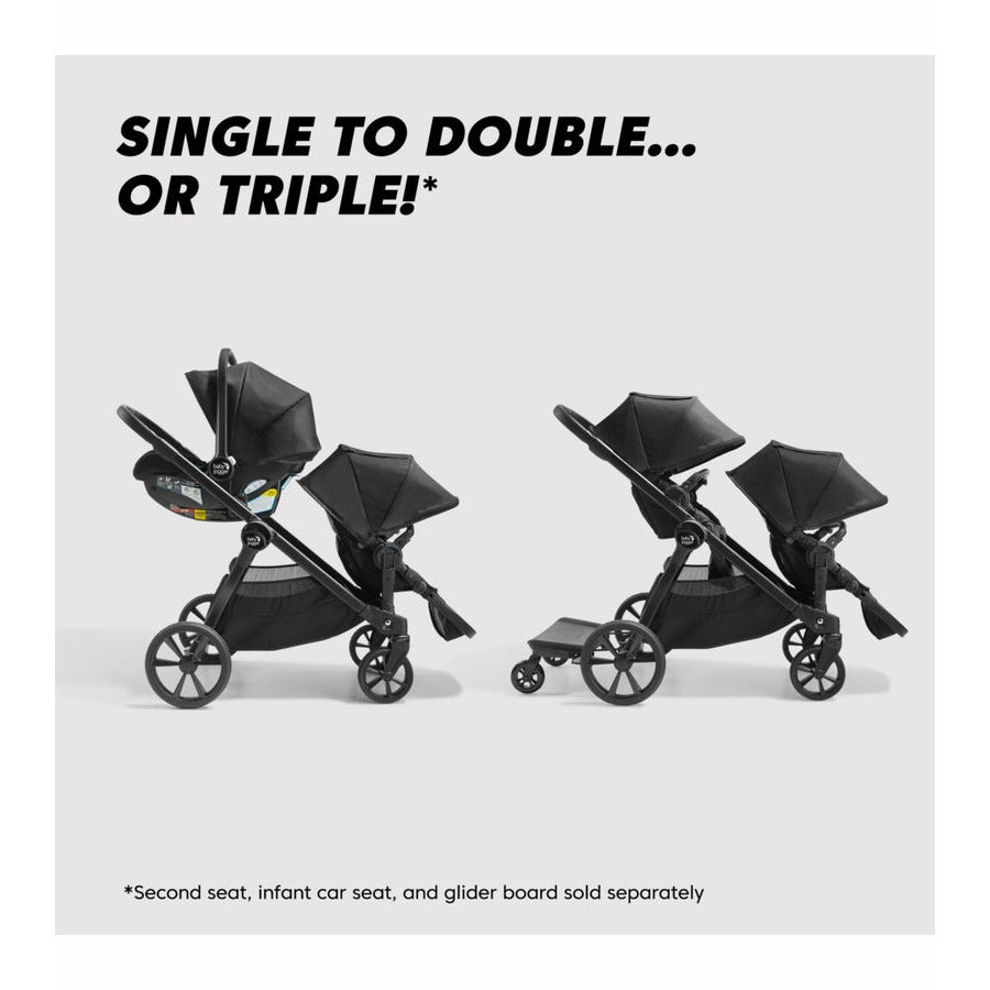 Baby Jogger City Select 2 Stroller - Eco Collection - Lunar Black - Kid's Stuff Superstore