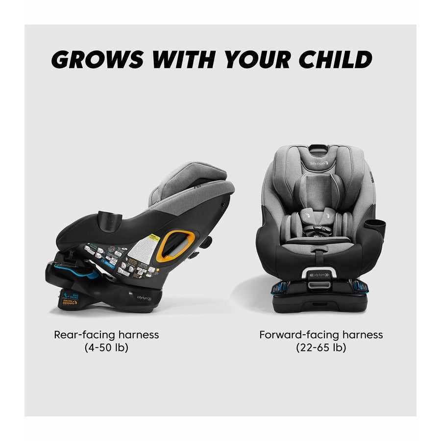 Baby Jogger City Turn Rotating Convertible Car Seat - Onyx Black - Kid's Stuff Superstore