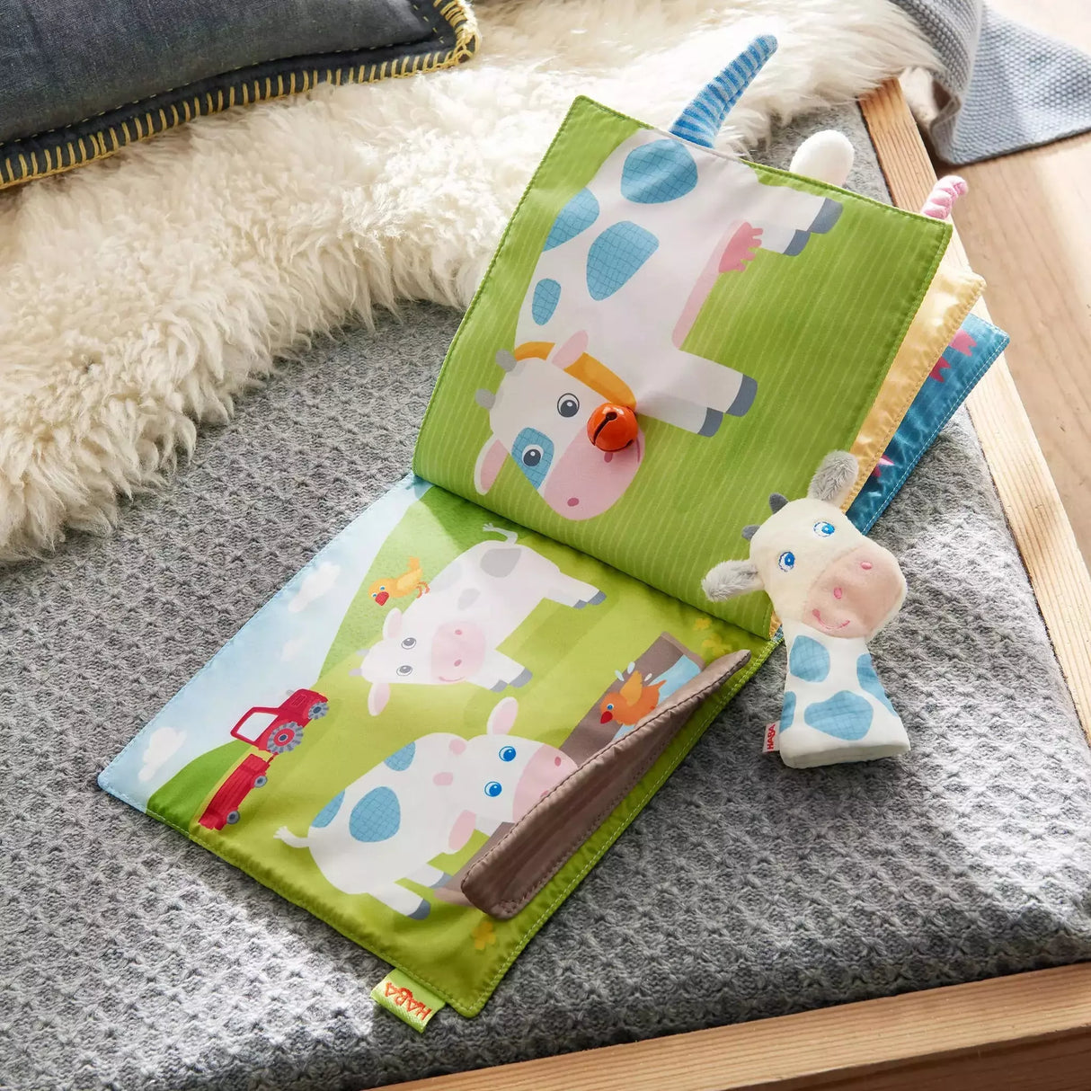 HABA Fabric Book - Down on the Farm - Kid's Stuff Superstore