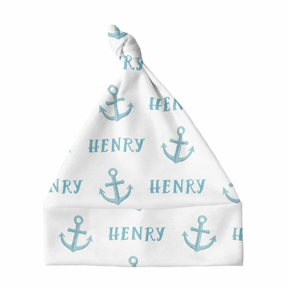 Sugar + Maple Knotted Baby Hat - Anchor Blue - Kid's Stuff Superstore