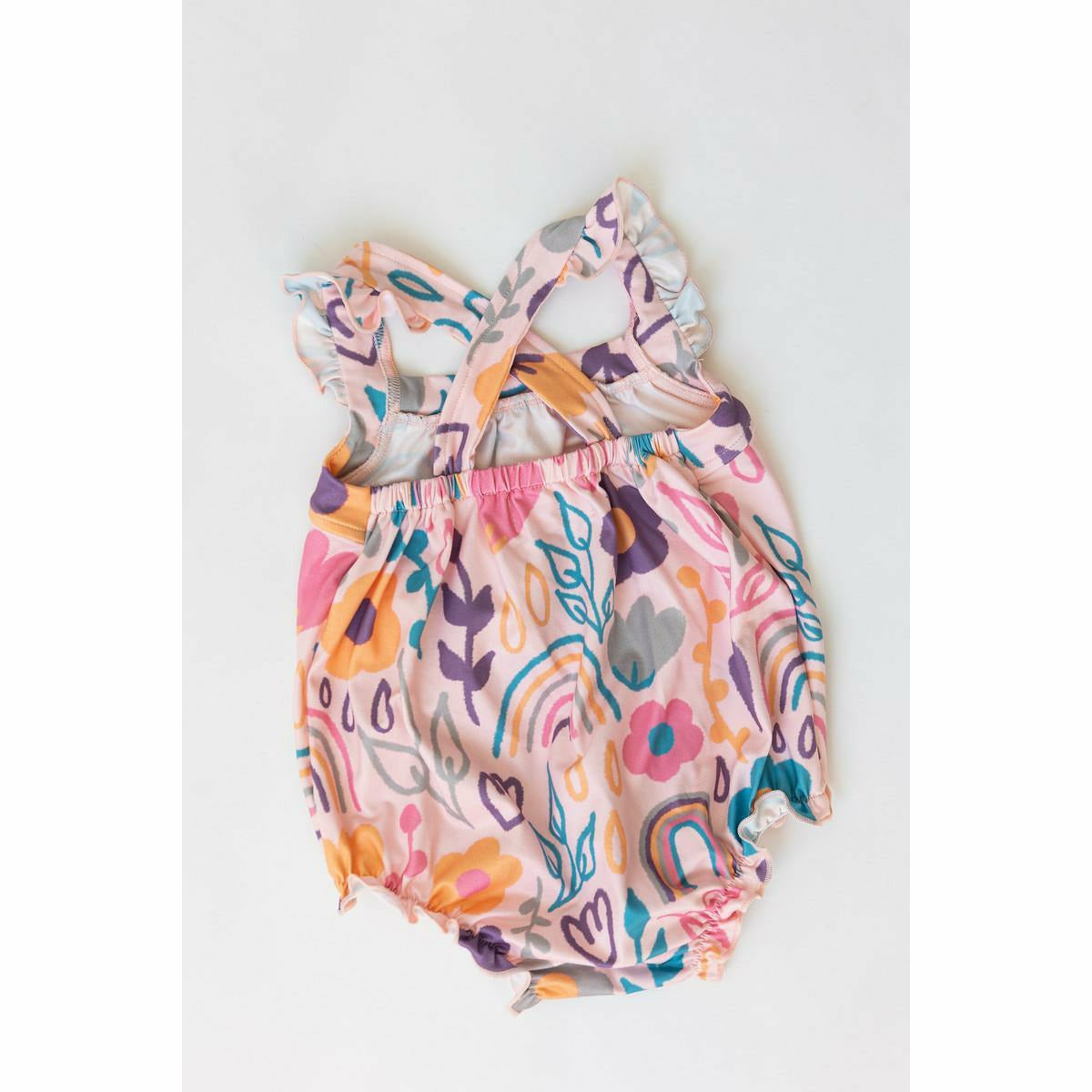 Mila & Rose Ruffle Strappy Romper - Daydreams - Kid's Stuff Superstore