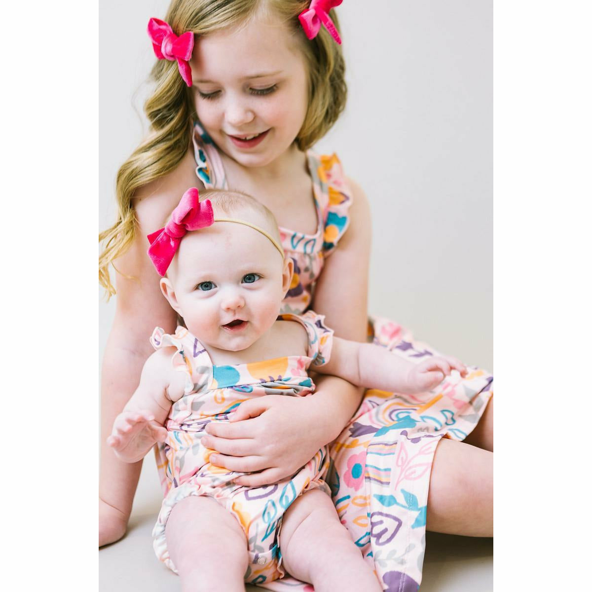 Mila & Rose Ruffle Strappy Romper - Daydreams - Kid's Stuff Superstore