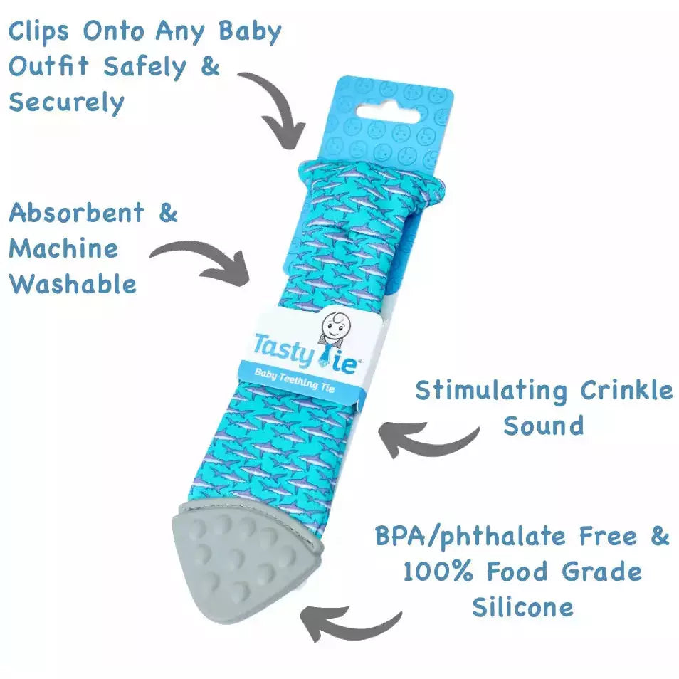 Tasty Tie Teether - Shark - Kid's Stuff Superstore