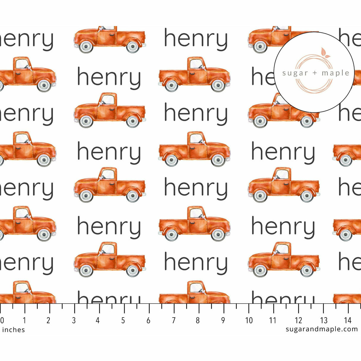 Sugar + Maple Knotted Baby Hat - Truck Orange - Kid's Stuff Superstore