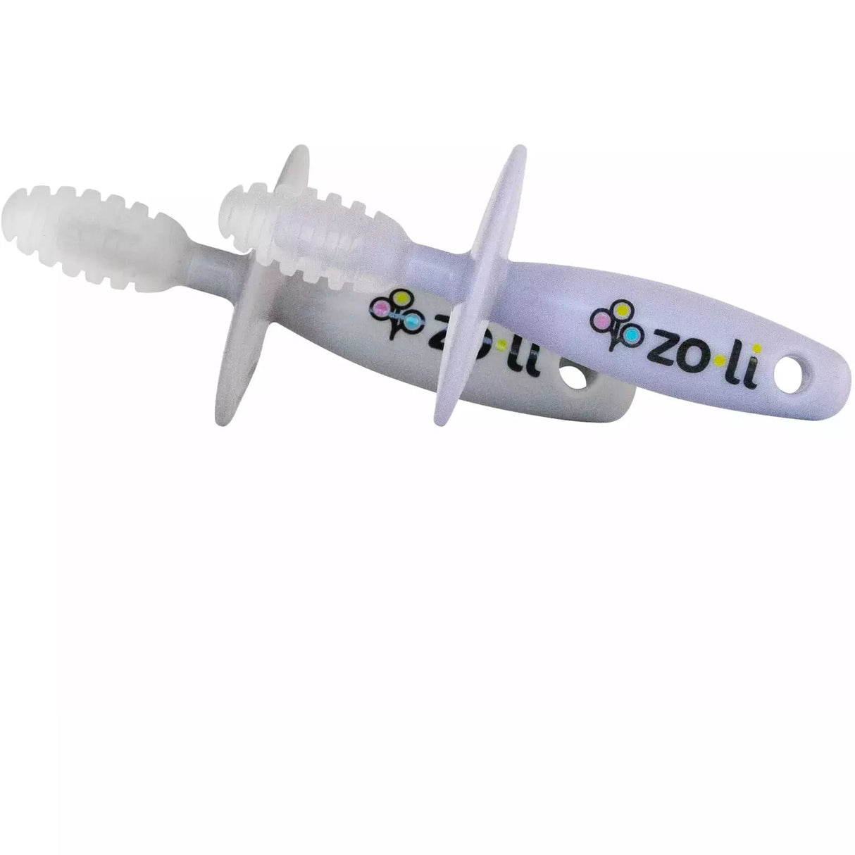 Zoli Chubby Gummy Teethers - Lilac & Ash Grey - Kid's Stuff Superstore
