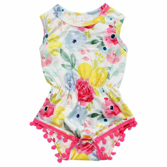 Mila & Rose Pom Pom Romper - Rosie - Kid's Stuff Superstore
