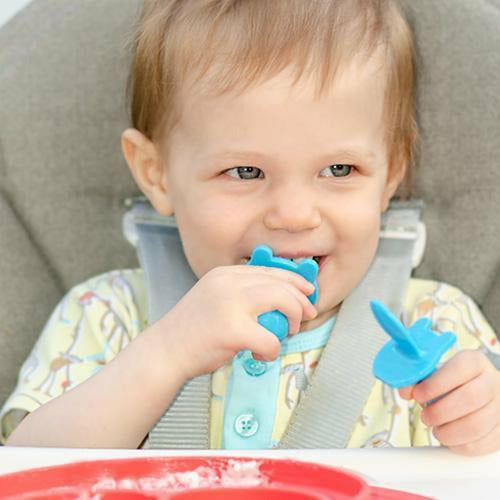 Baby Self Feeding Utensils Spoon and Fork Set - Kid's Stuff Superstore