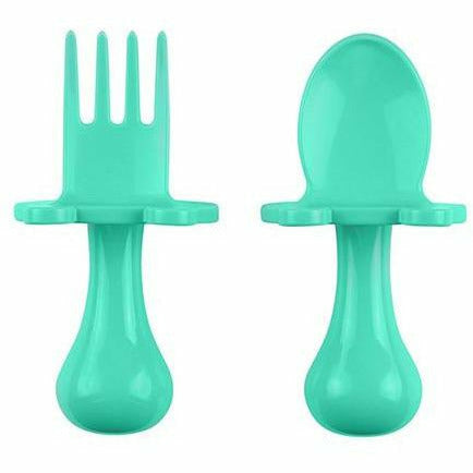 Baby Self Feeding Utensils Spoon and Fork Set - Kid's Stuff Superstore
