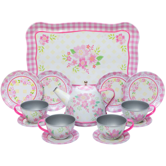 Fancy Tin Tea Set - Kid's Stuff Superstore